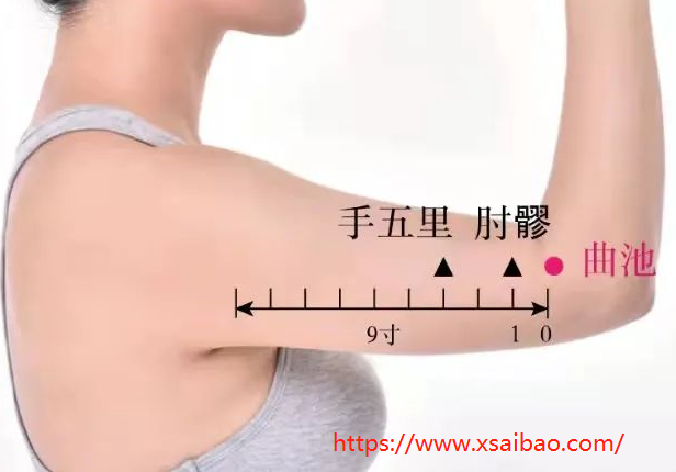 曲池穴位置作用与功效，各种疗法及注意事项