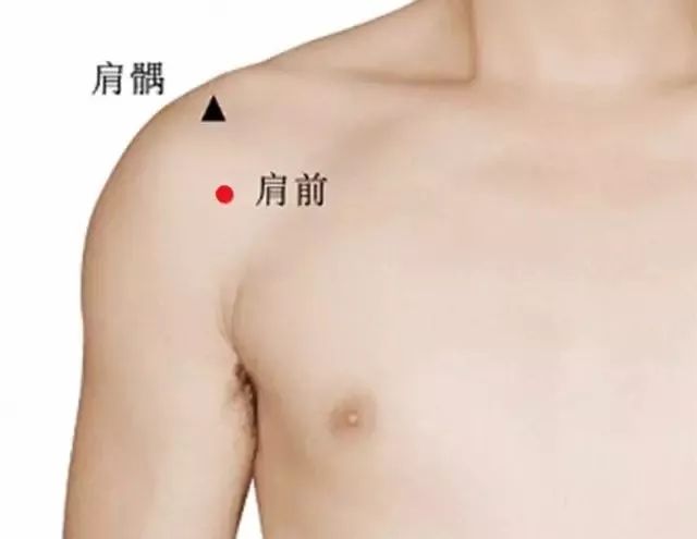 肩前穴位置作用与功效，各种疗法及注意事项