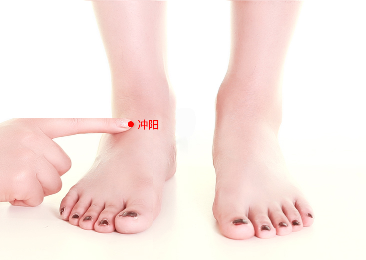 冲阳穴位置作用与功效，各种疗法及注意事项